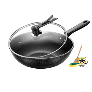 Stone Non-Stick Frying Pan with Glass Lid - view 3