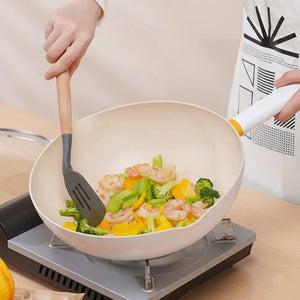 Stone Non Stick Glass Lid Layer Bottom Pan - 30cm - Cookware set