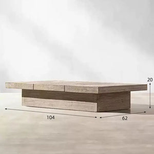 Teak outdoor sofa set showing waterproof cushions and natural wood grain detail