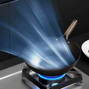 Thickened Cast Iron Non Stick Lid Wok - Cookware set