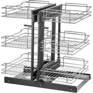 Tier Corner Pull Out Organizer 4 Shelf Kitchen Cabinet Organizer - 3 layers