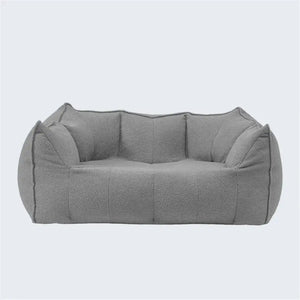 Vacuum Compression Removable Washable Cover Sofa - Gray - 2 Seat - Compressed Sofa