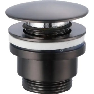 Black Gun Metal Click-Clack Valve for Bathroom Sinks, main product view