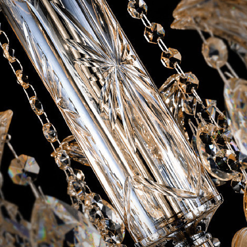 Modern Crystal K9 Candle Chandelier Lamp
