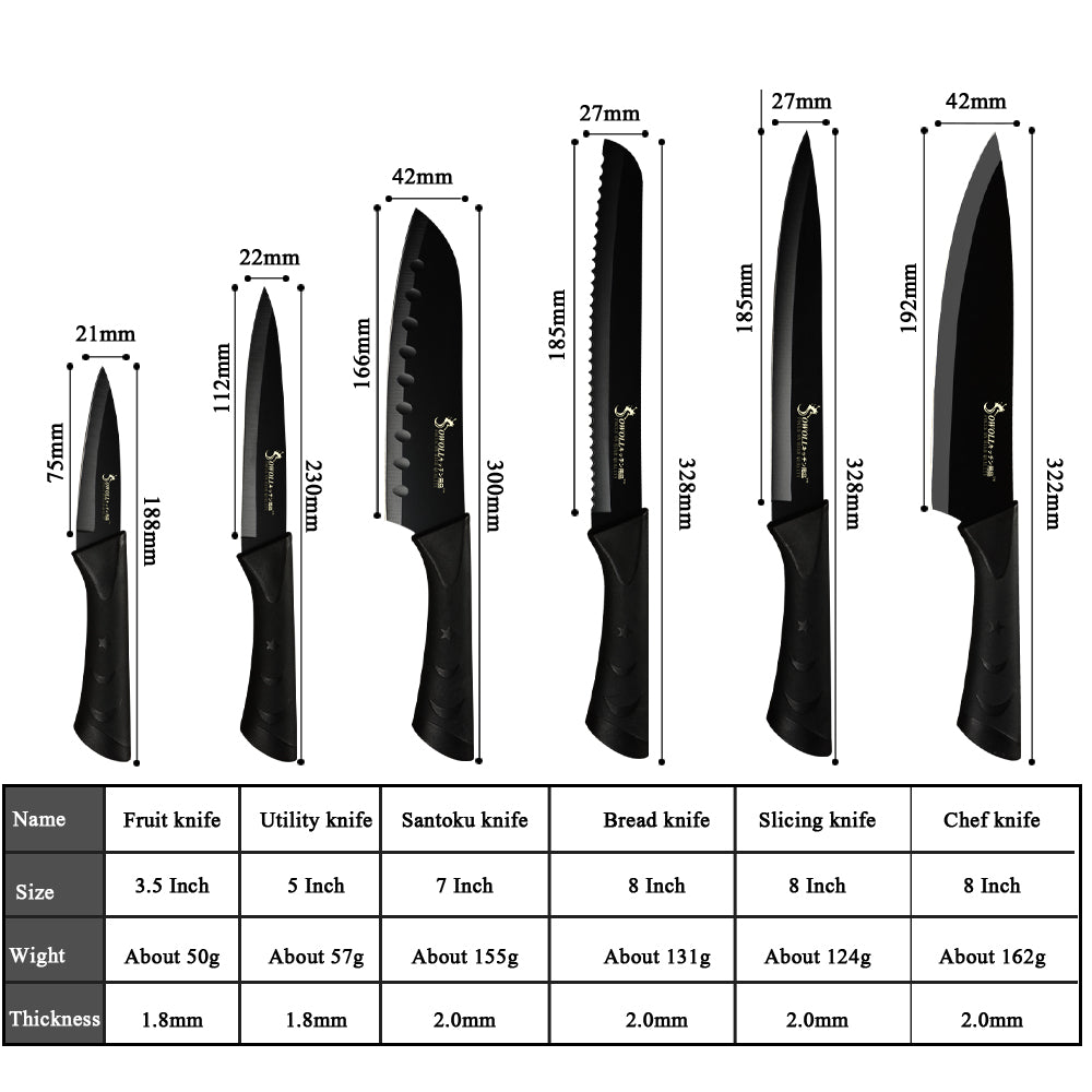 Stainless Steel Kitchen Knives - Orniture™