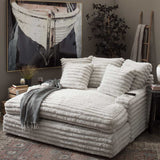 Modern Minimalist Corduroy Cloud Wide Seat Compressed Sofa