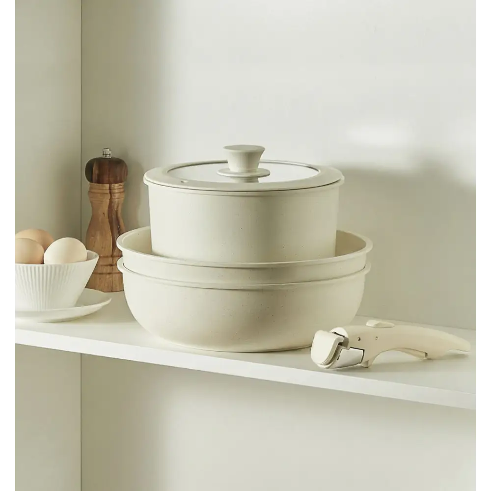 11–15 Piece Detachable Non Stick Pan Pot Cookware Set - Cookware set