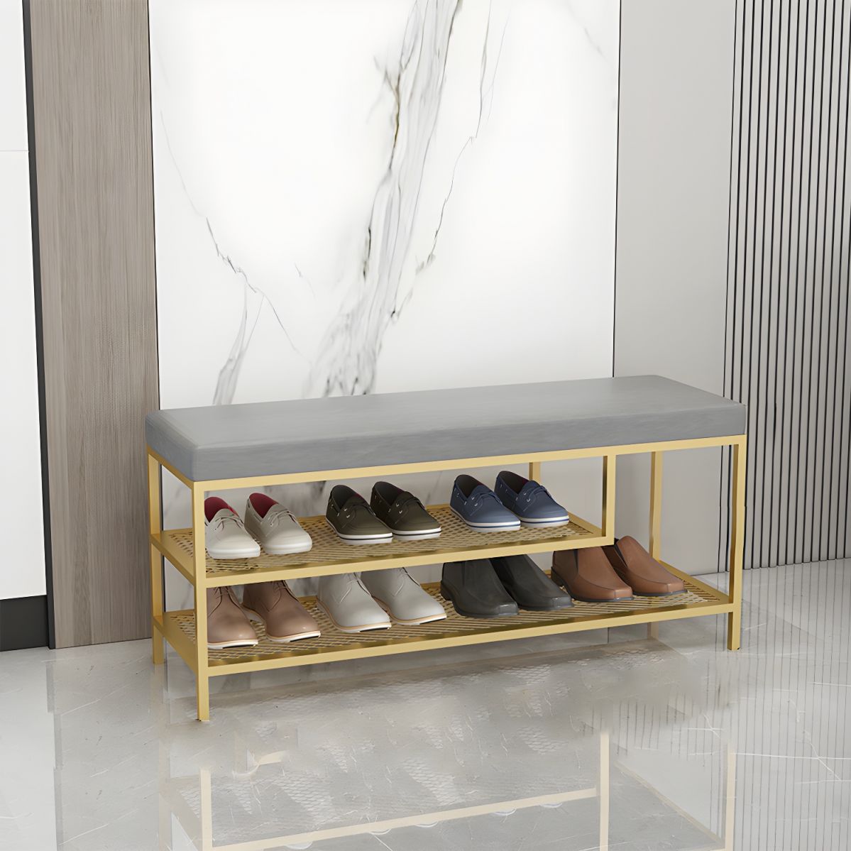 Modern 3 Tier Bamboo Shoe Rack