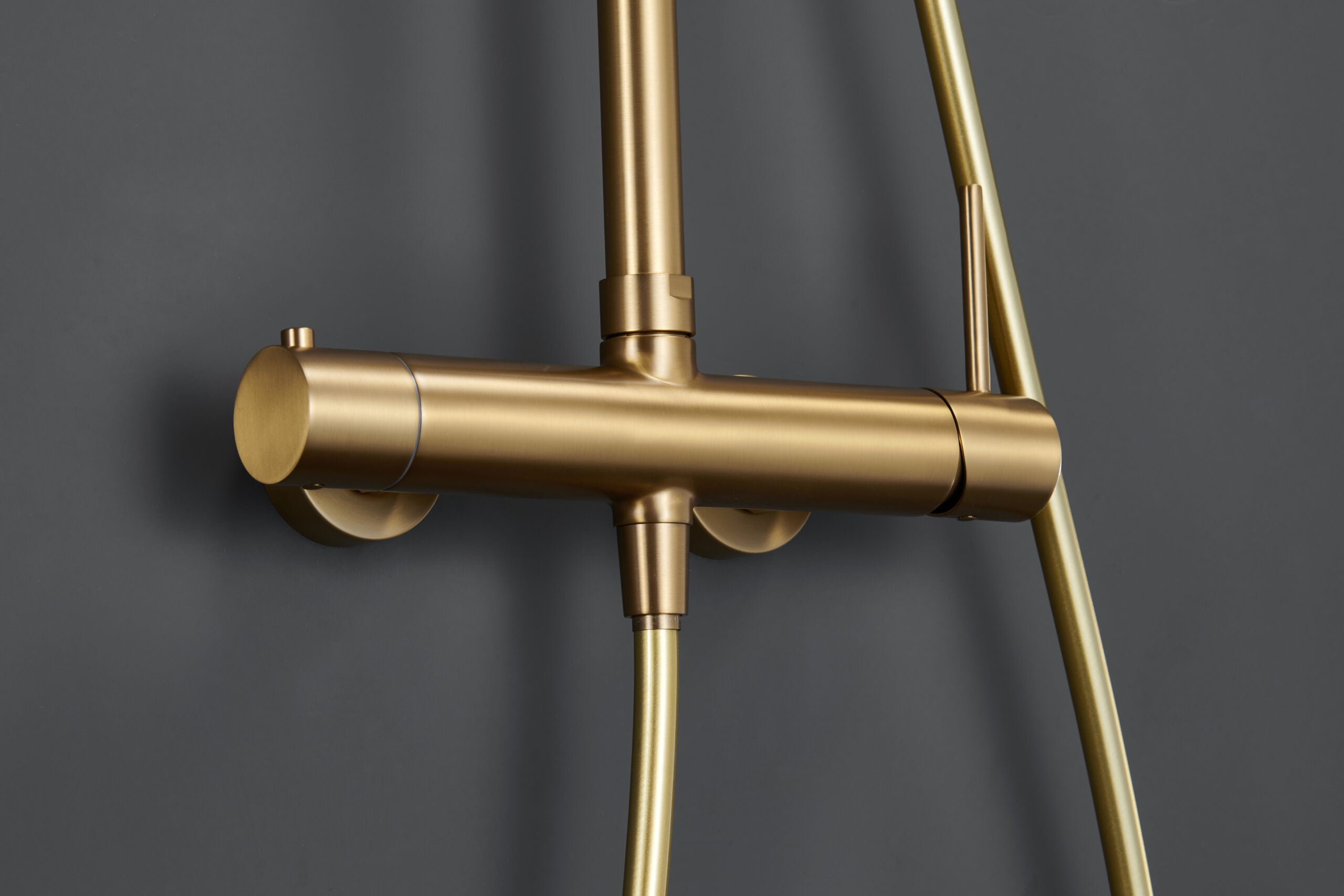 Monza Brushed Gold Single Handle Shower Set, view 4