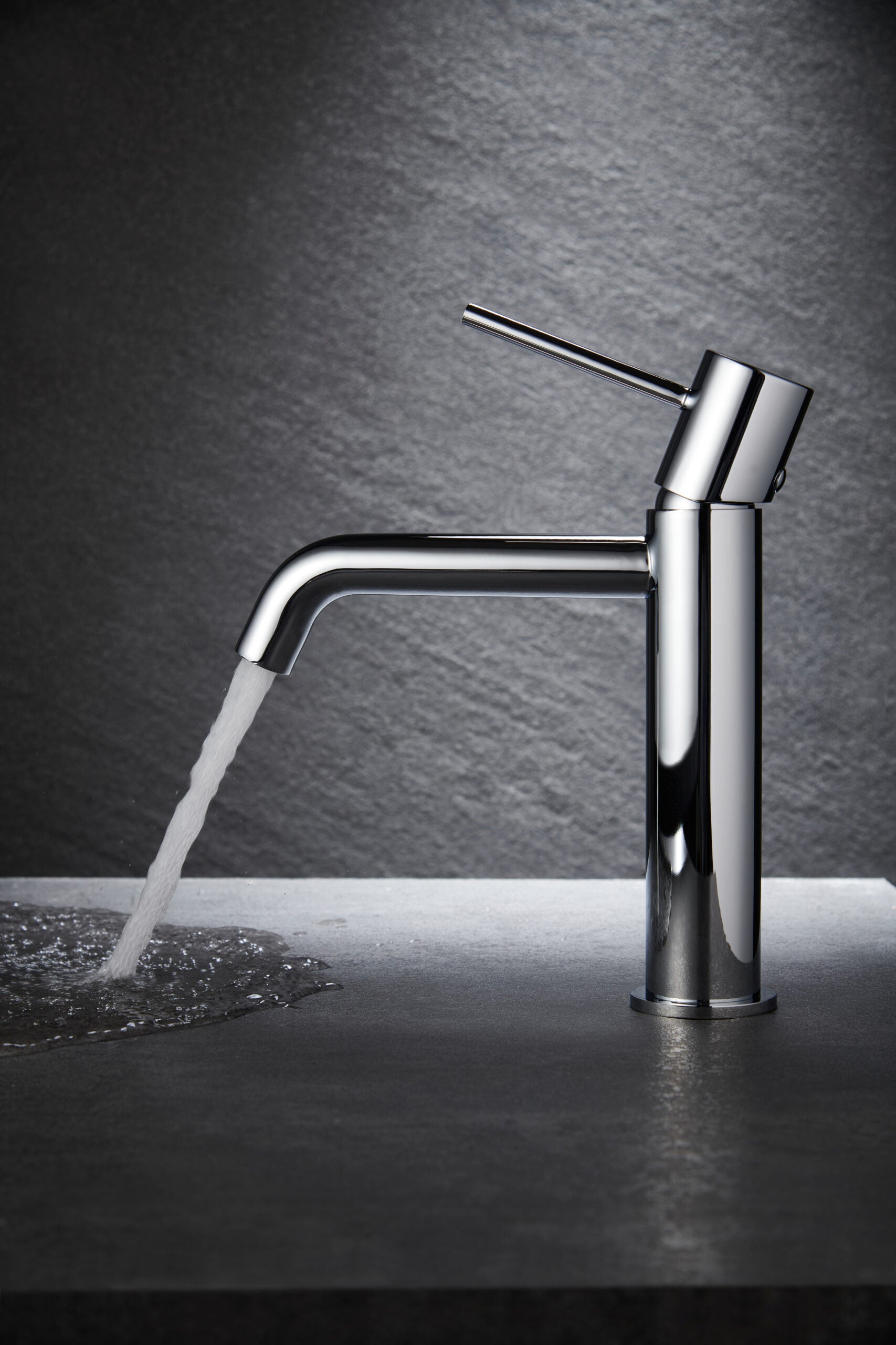 Monza Chrome Single Lever Basin Mixer Faucet, view 4