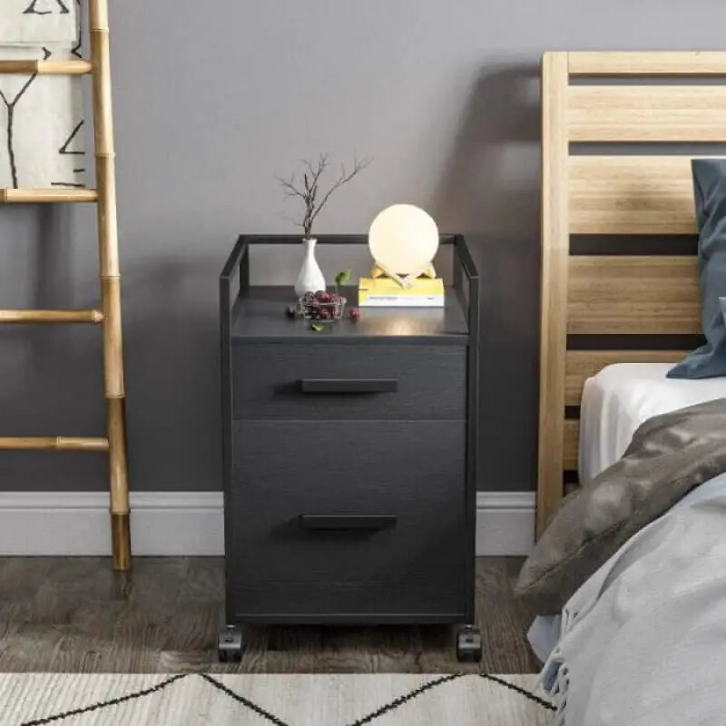 2-Drawer File Cabinet - Drawer Rolling