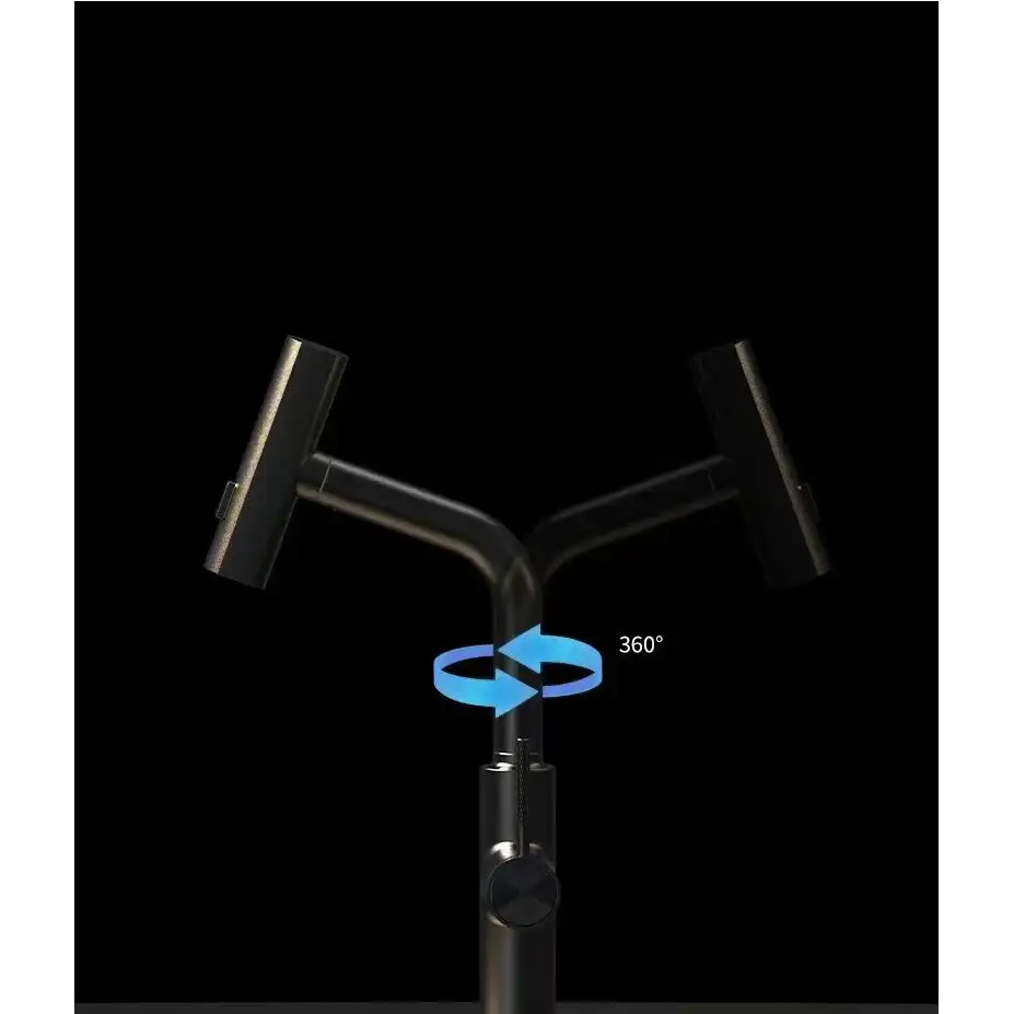 3 Mode Waterfall Crane Sensor Pull Out Sink Faucet - Kitchen Faucets