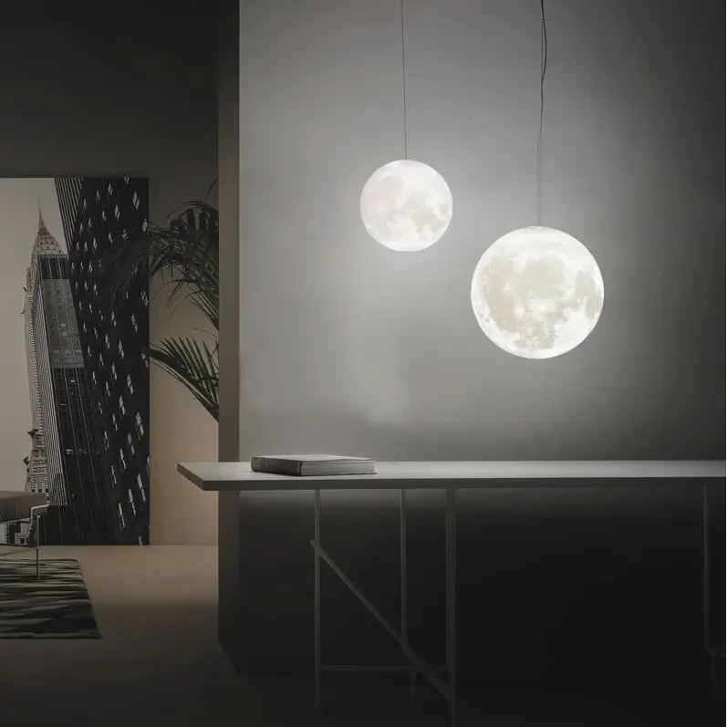 Full Moon 3D Hanging Lamp - Orniture™