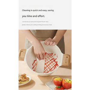 4 Piece Non Stick Cookware Frying Pan Soup Pot Set - Cookware set