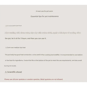 4 Piece Non Stick Cookware Frying Pan Soup Pot Set - Cookware set