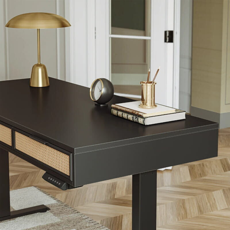 Rattan Soan Electric Standing Desk