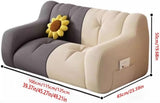 Bonitos sofás de tela para sala de estar, pufs para dormitorio, sofás dobles, sillones reclinables para sala de estar, sofás para muebles de sala de estar.