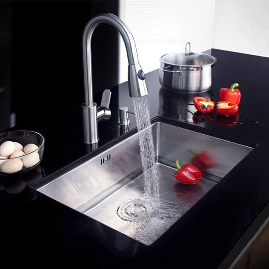 Modern Undermount Stainless Steel Borderless Single Sink