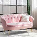 Nordic Modern Velvet Sofa Set for Beauty Salons