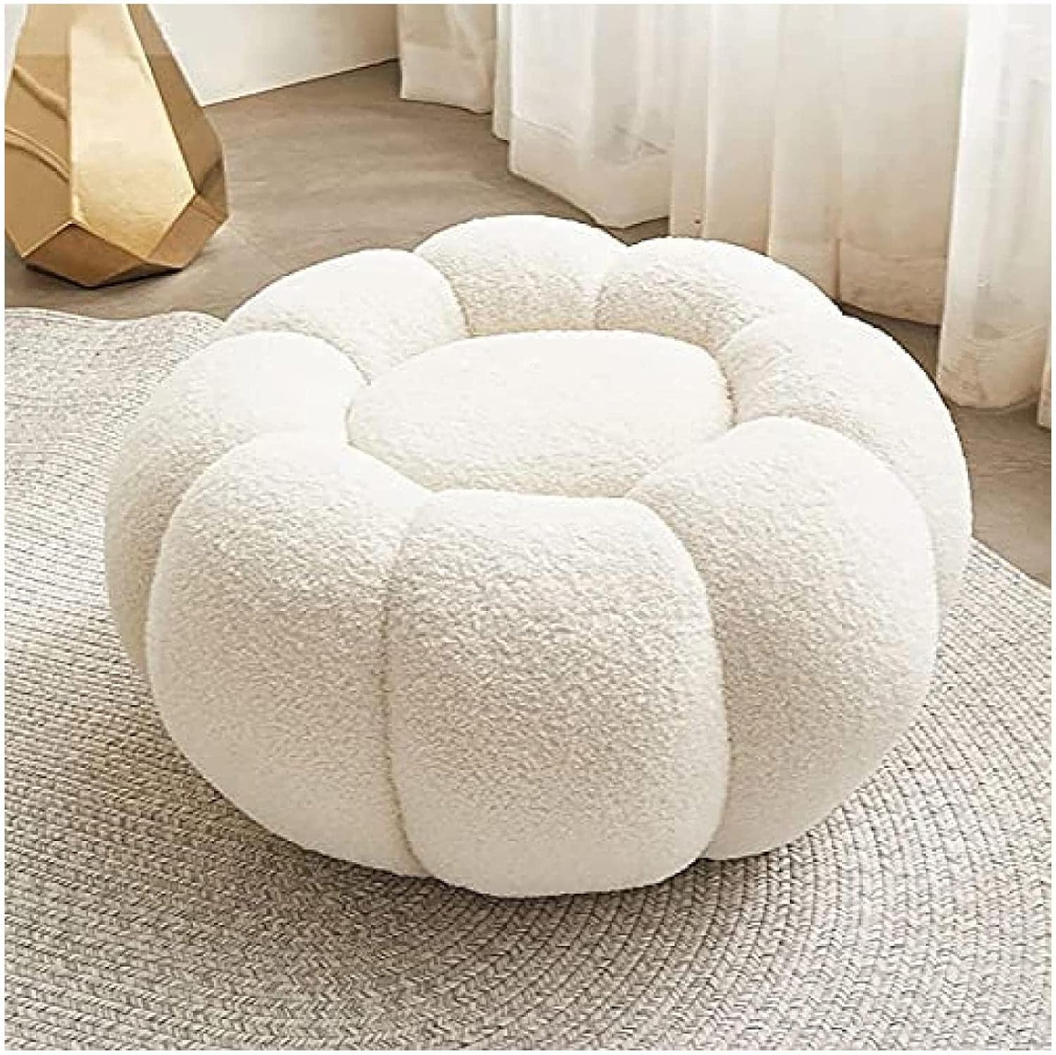 Sillón nórdico perezoso con forma de nube de calabaza 