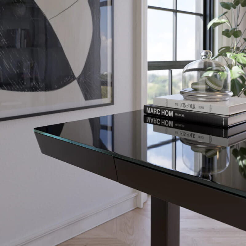 Elitras Tempered Writable Glass Standing Desk