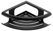 Jabonera Rincón Dhanu Negro Mate - Bathroom Accessory