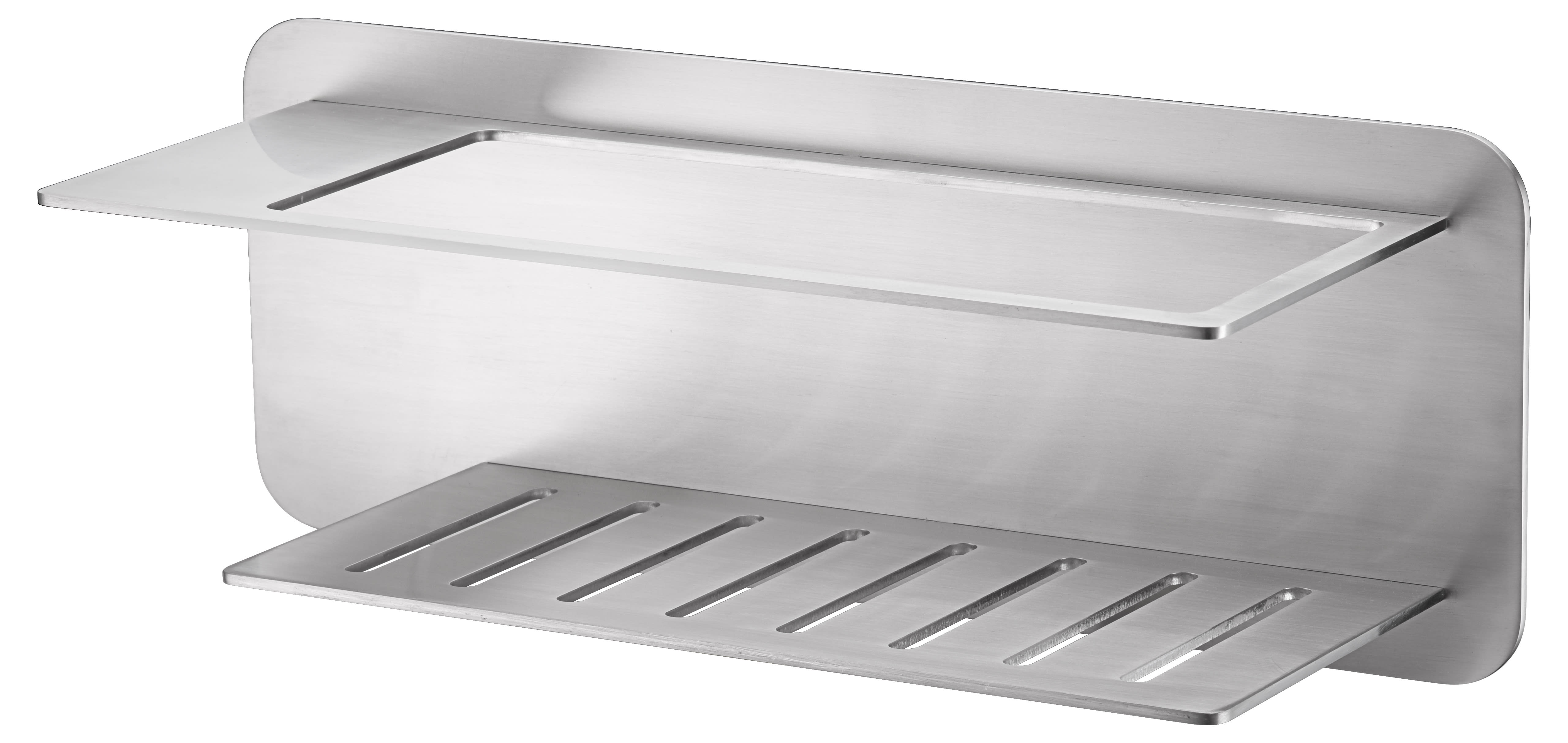 Jabonera Frontal Bethari Níquel Cepillado - Bathroom Accessory