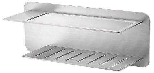 Jabonera Frontal Bethari Níquel Cepillado - Bathroom Accessory