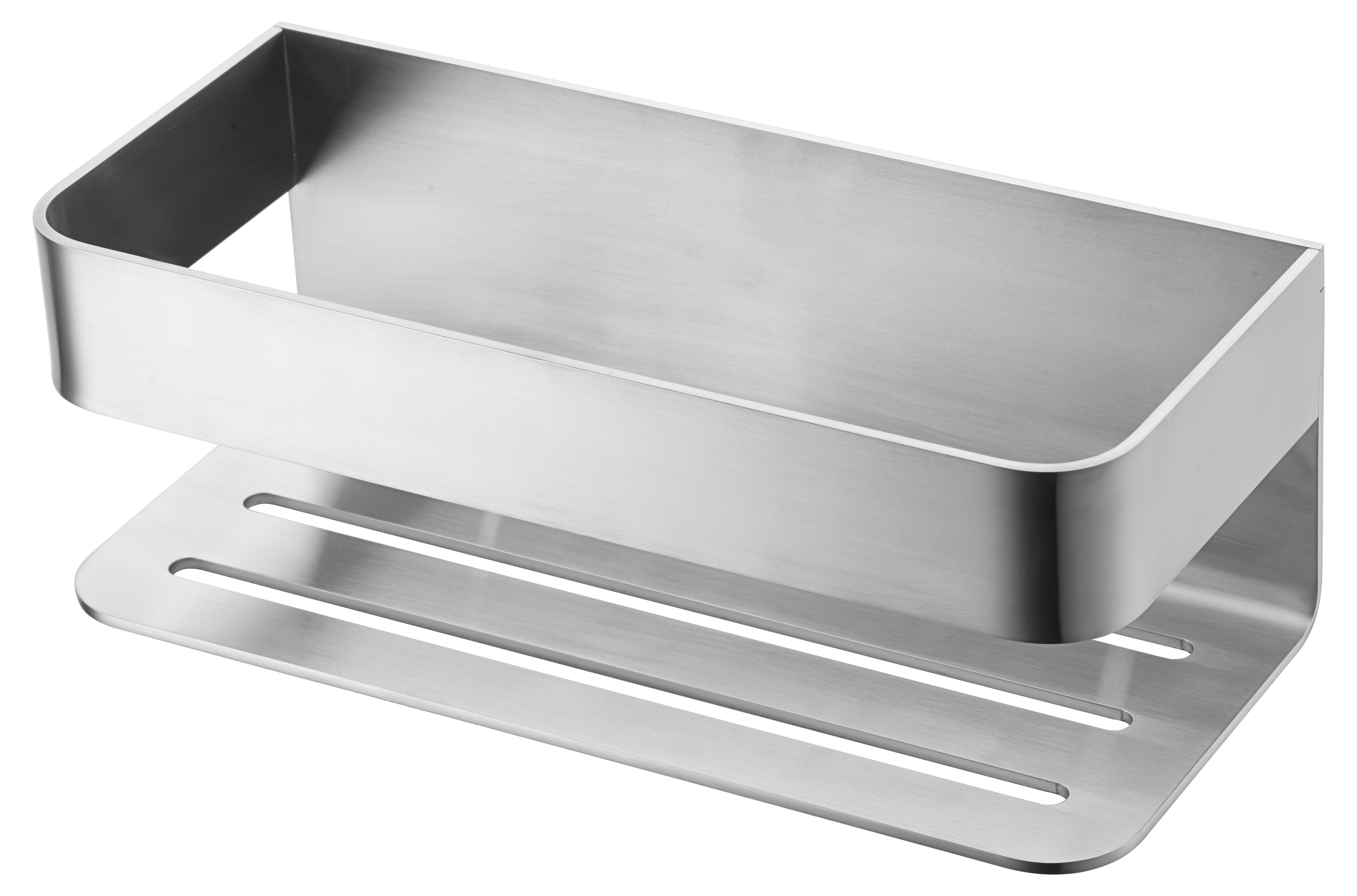Jabonera Frontal Mayura Níquel Cepillado - Bathroom Accessory
