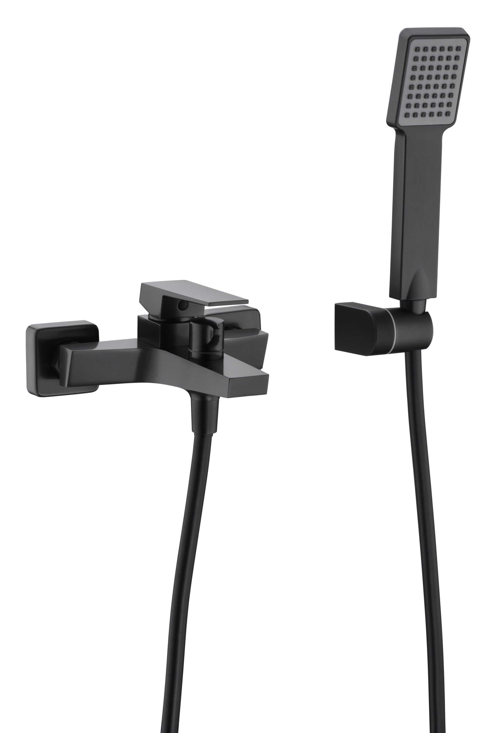 Black Gun Metal Single Handle Shower Kit, view 2