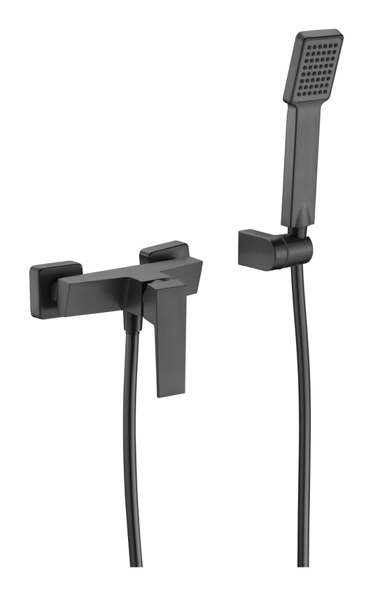 Kit Ducha Monomando Art Negro Gun Metal