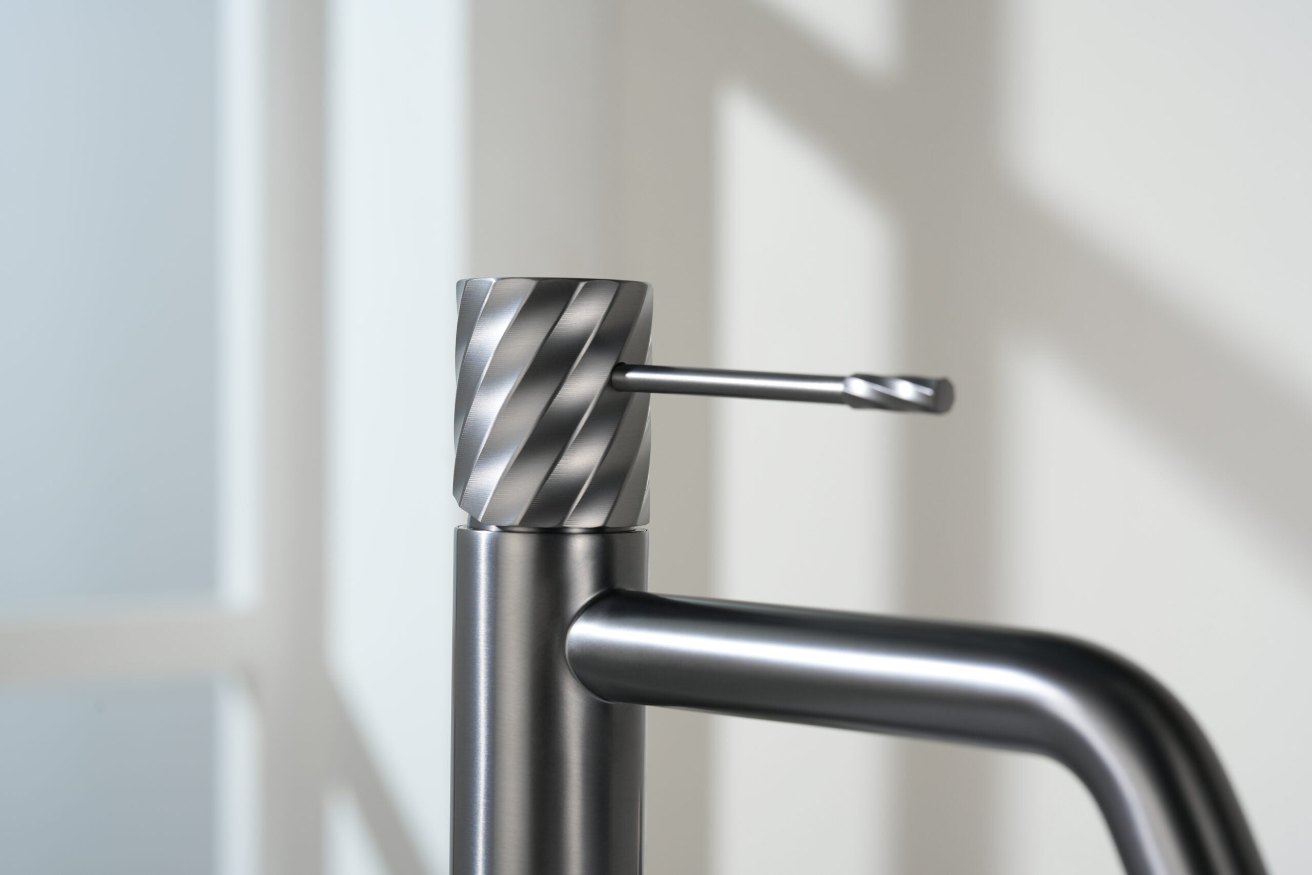Bless Black Gun Metal Single Lever Basin Mixer, view 3