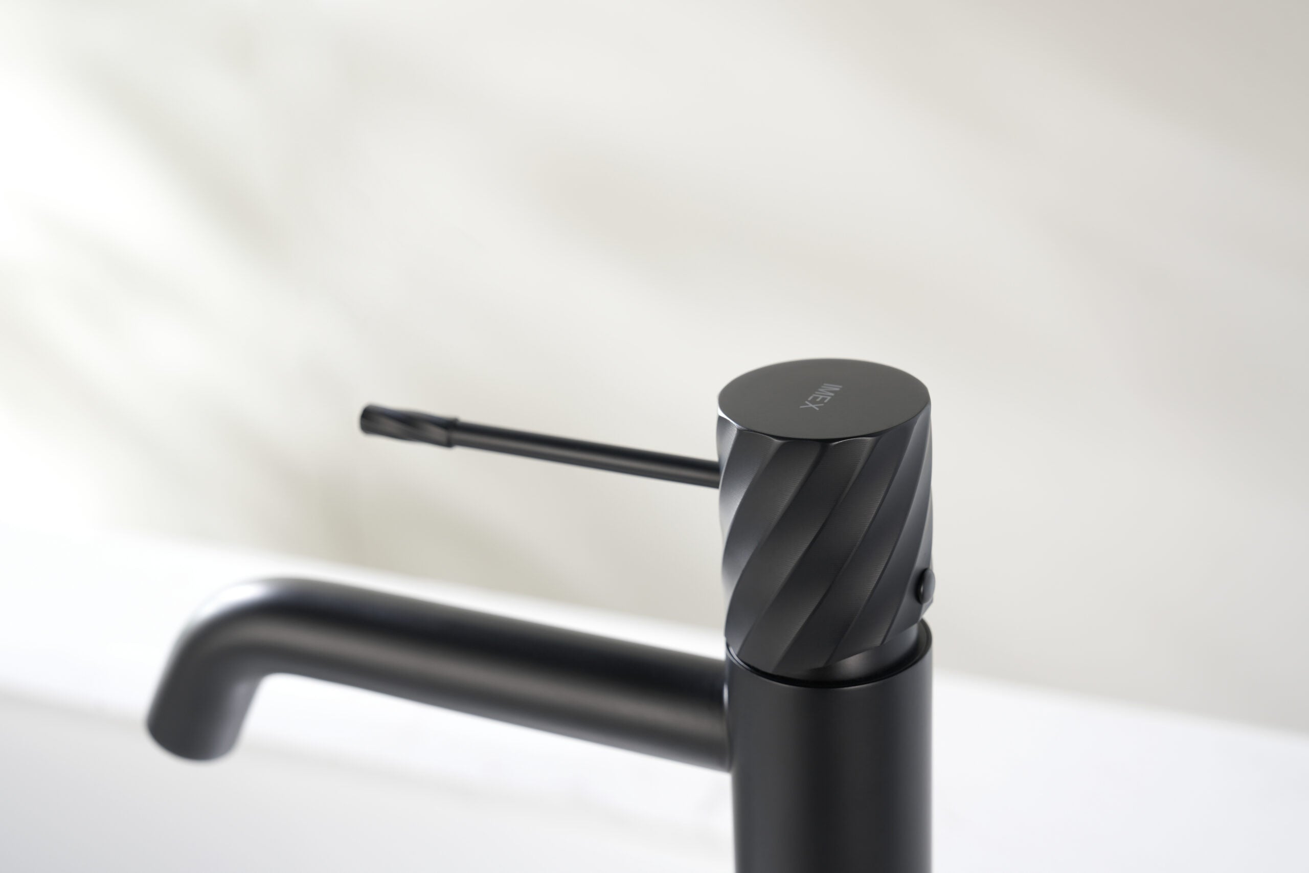 Bless Matte Black Single Lever Basin Mixer, view 2