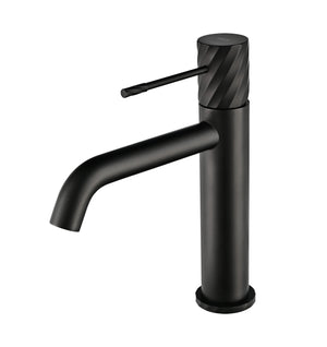 Bless Matte Black Single Lever Basin Mixer, main product view