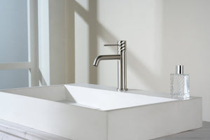 Bless Brushed Nickel Single Lever Basin Mixer, view 2