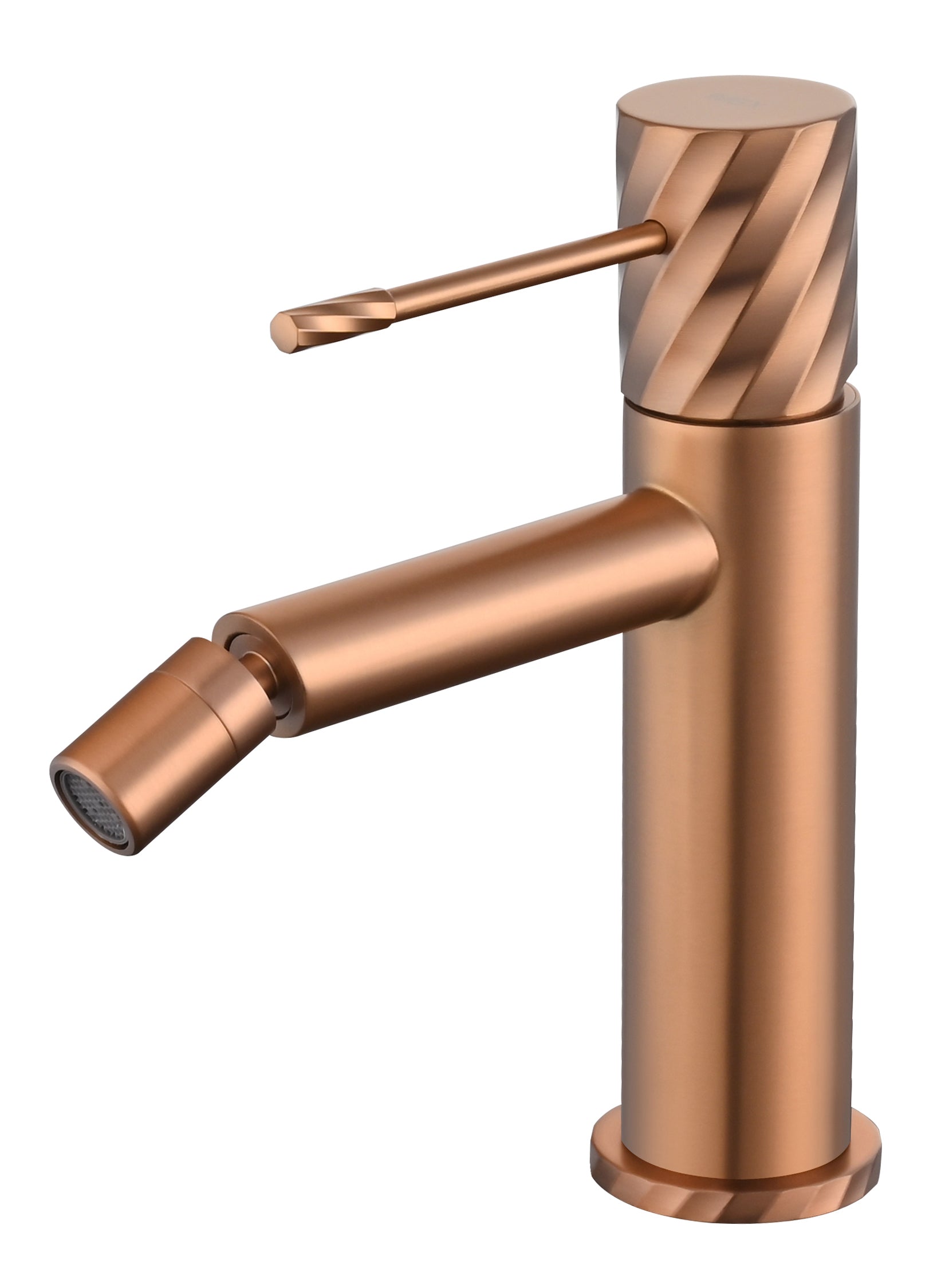 Bless Brushed Rose Gold Single Lever Bidet Mixer, main product view