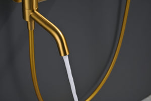 Bless Brushed Gold Single Lever Bath and Shower Kit, view 4