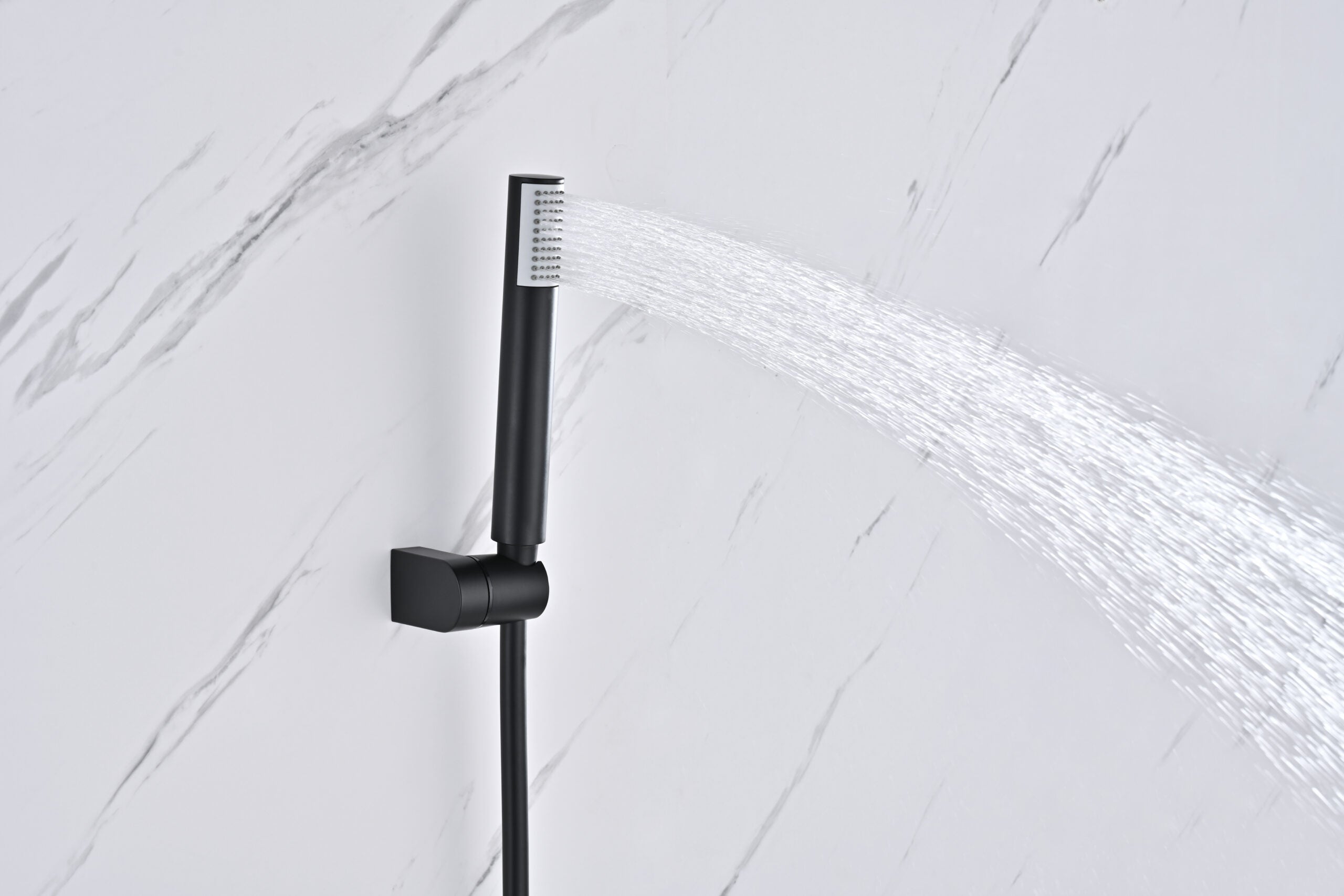 Bless Matte Black Single Lever Shower Kit, view 4