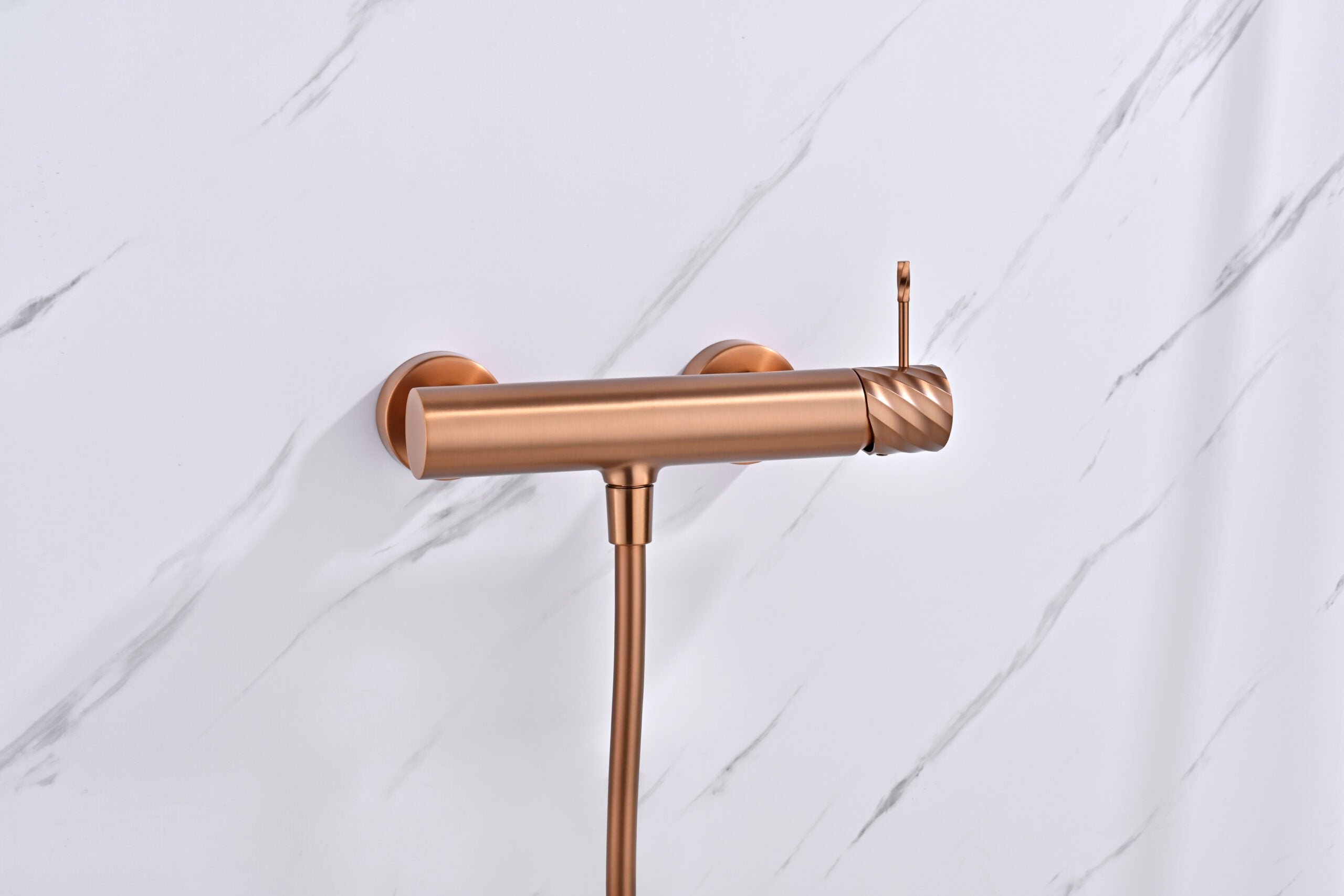 Bless Brushed Rose Gold Single Lever Shower Kit, view 2