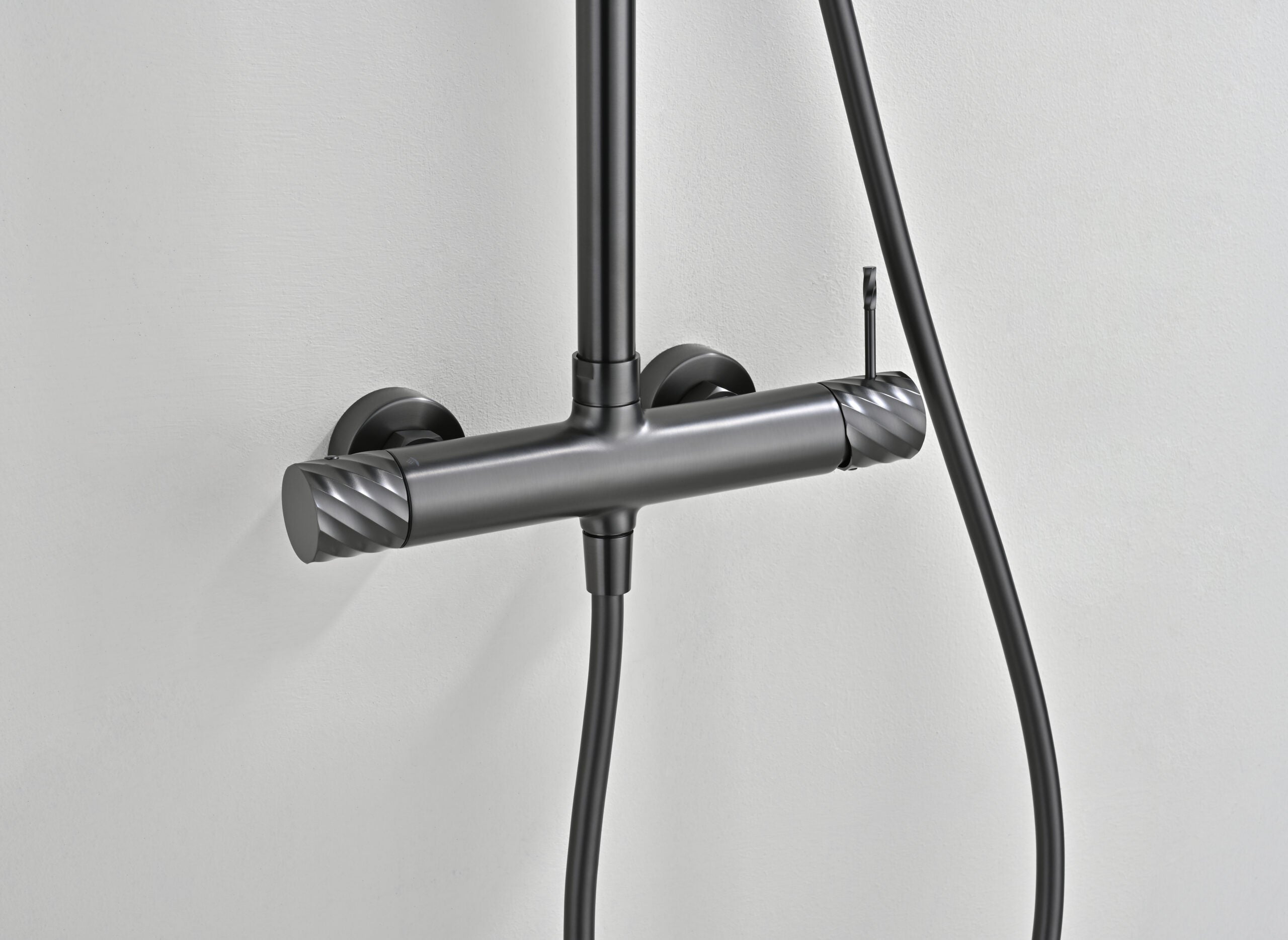 Bless Black Gun Metal Single Lever Shower Set, view 3