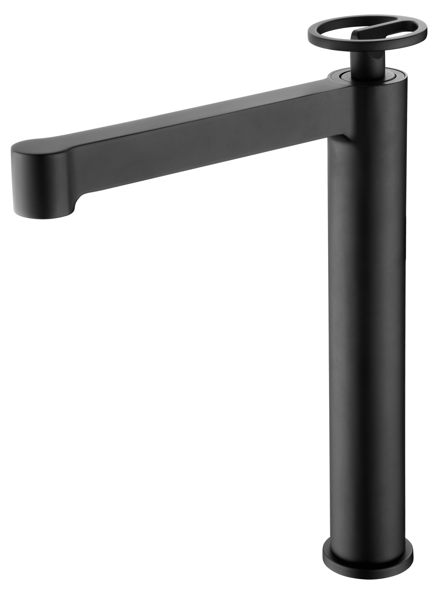 Monomando Lavabo Alto Olimpo Negro Mate