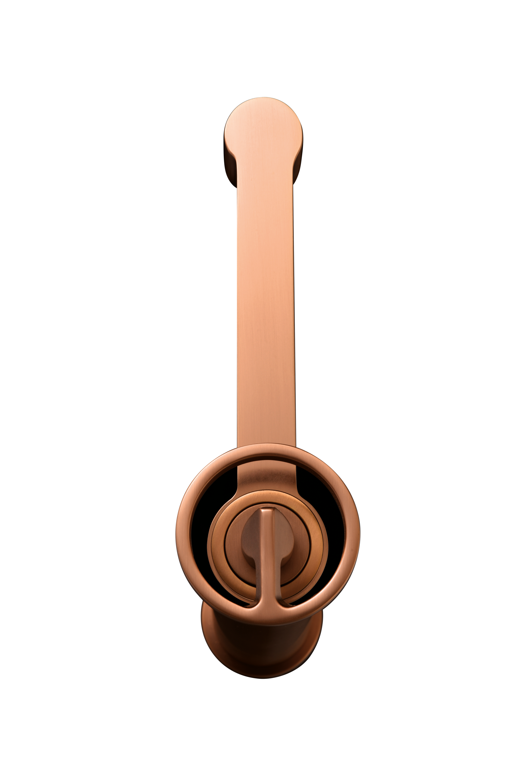 Olimpo Brushed Rose Gold Basin Faucet Single Lever, view 5