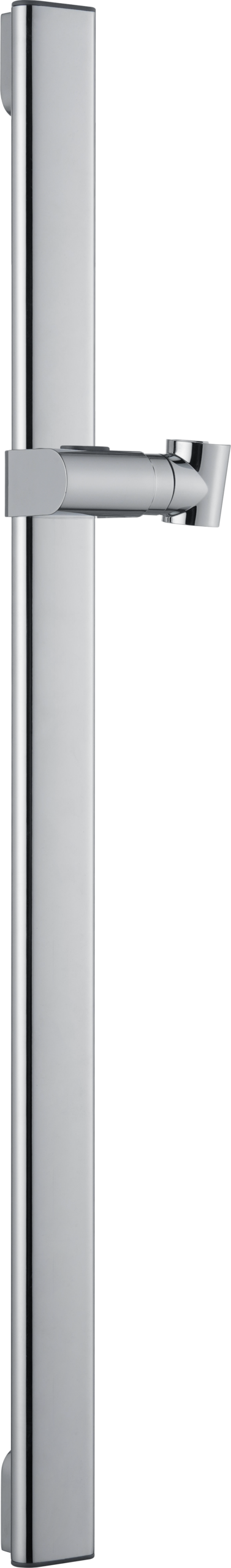 Drava Chrome Sliding Shower Rail with Hand Shower Holder, main product view