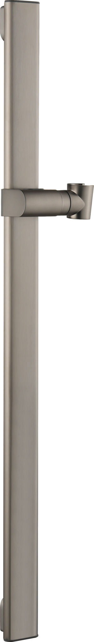 Drava Brushed Nickel Sliding Shower Rail with Hand Shower Holder, main product view