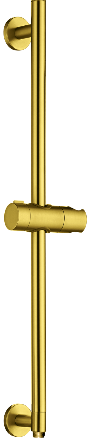 Adur Brushed Gold Sliding Shower Rail with Water Outlet, main product view