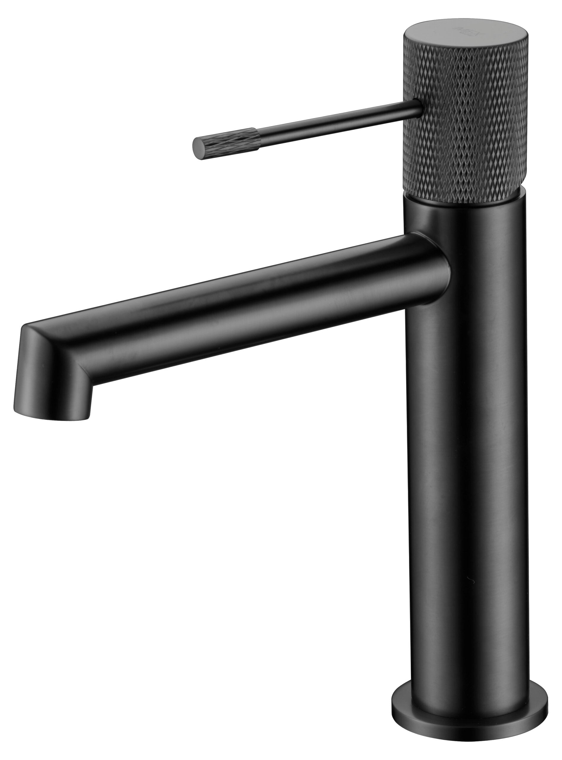 Black Gum Metal Single-Lever Basin Faucet Modern Design, view 3