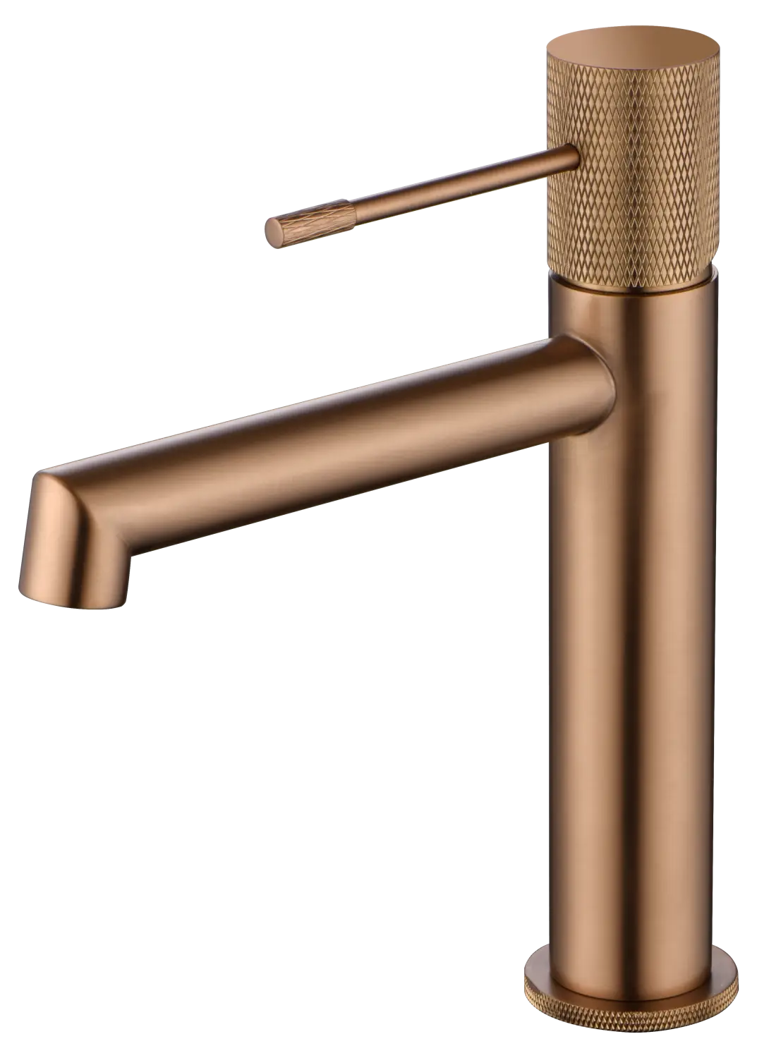 Línea Lavabo Monomando Oro Rosa Cepillado