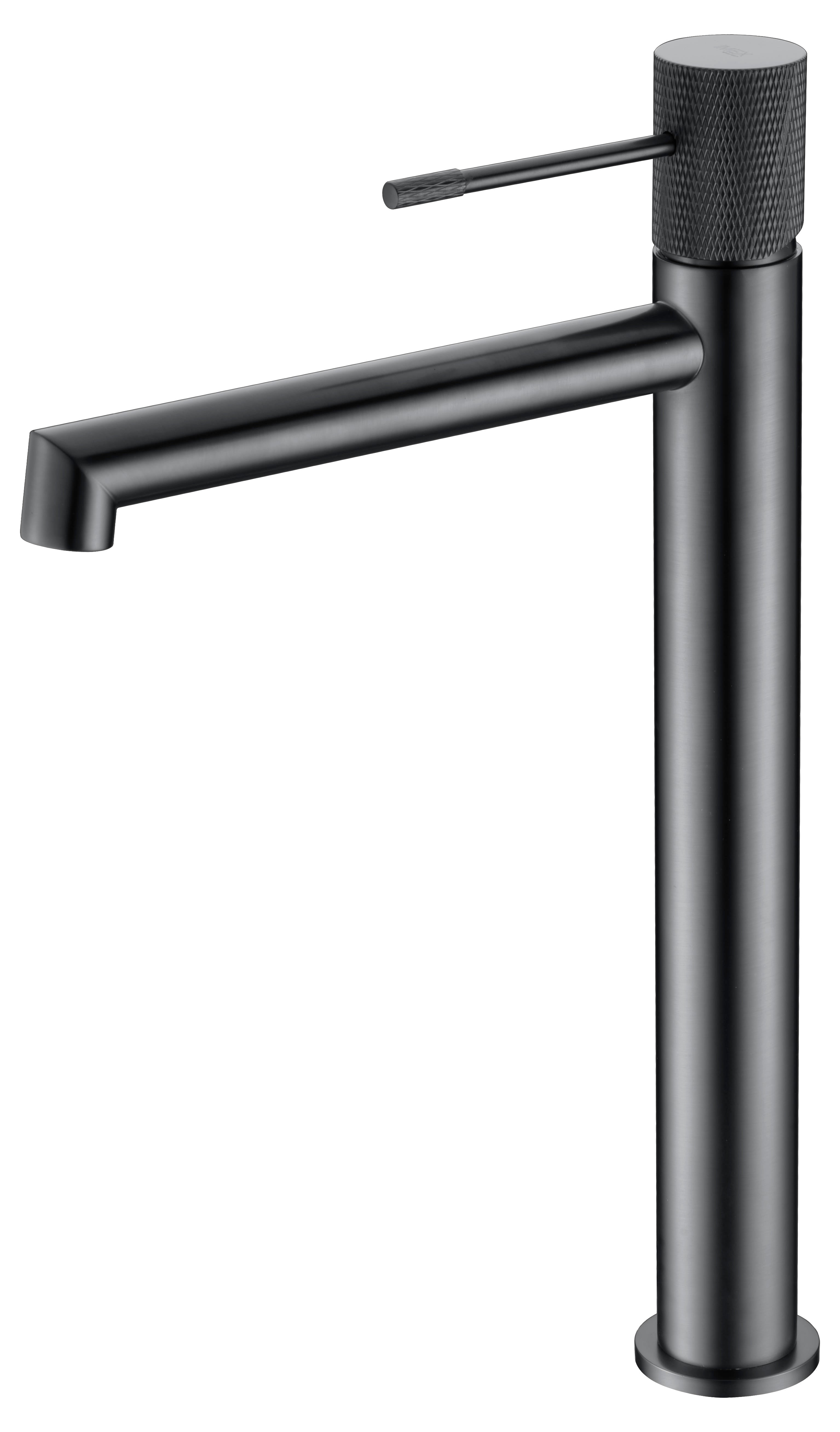 Monomando Lavabo Alto Line Negro Gum Metal