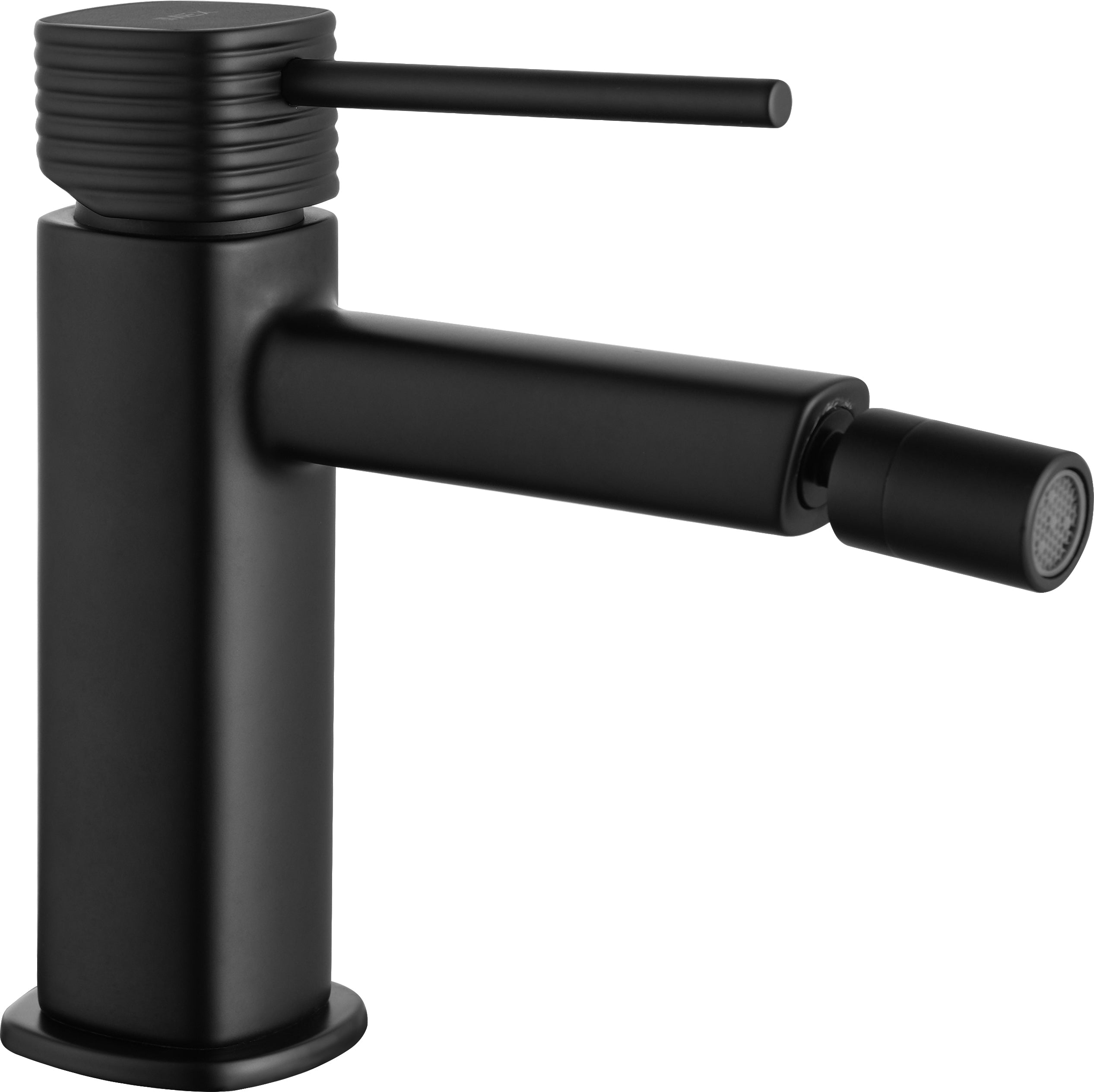 Firenze Matte Black Single Lever Bidet Mixer, main product view