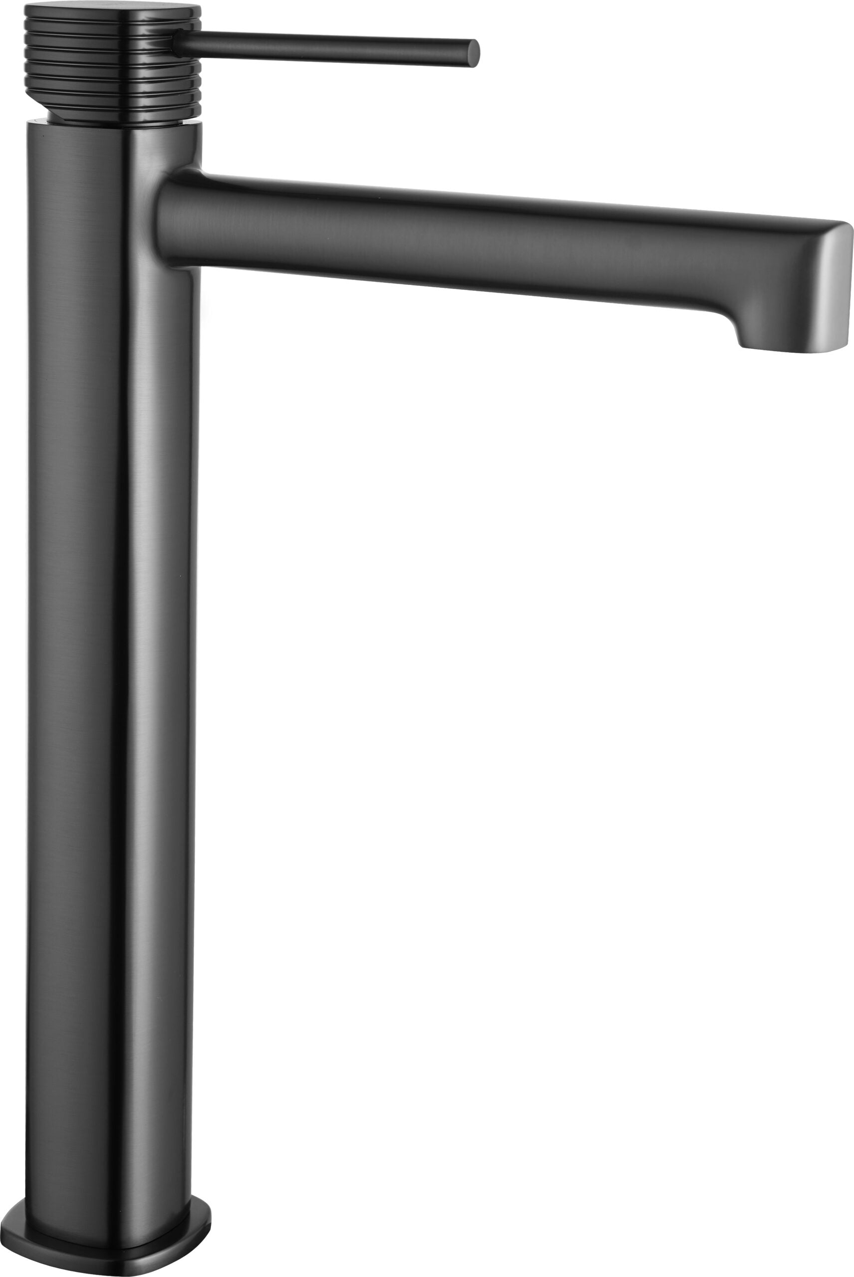 Firenze Black Gun Metal Tall Single Lever Basin Mixer, main product view